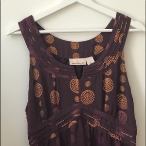 DKNY soft purple flowy dress